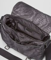 Bottega Veneta® New Dark Grey Intrecciolusion Gardena Bag Bottega Veneta® New Dark Grey Intrecciolusion Gardena Bag