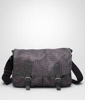Bottega Veneta® New Dark Grey Intrecciolusion Gardena Bag Bottega Veneta® New Dark Grey Intrecciolusion Gardena Bag