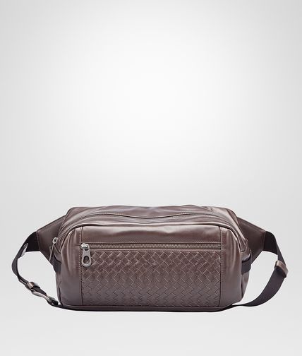 BOTTEGA VENETA - Moro Nero Light Calf Belt Bag