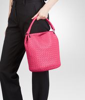 Bottega Veneta® Rosa Shock Intrecciato Nappa Bag Bottega Veneta® Rosa Shock Intrecciato Nappa Bag