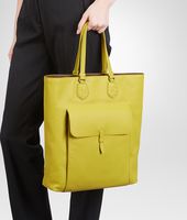Bottega Veneta® New Chartreuse Drap Calf Tote Bag Bottega Veneta® New Chartreuse Drap Calf Tote Bag