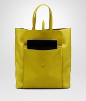Bottega Veneta® New Chartreuse Drap Calf Tote Bag Bottega Veneta® New Chartreuse Drap Calf Tote Bag
