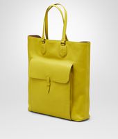 Bottega Veneta® New Chartreuse Drap Calf Tote Bag Bottega Veneta® New Chartreuse Drap Calf Tote Bag