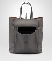Bottega Veneta® SHOPPER AUS FEINEM KALBSLEDER NEW LIGHT GREY Bottega Veneta® SHOPPER AUS FEINEM KALBSLEDER NEW LIGHT GREY