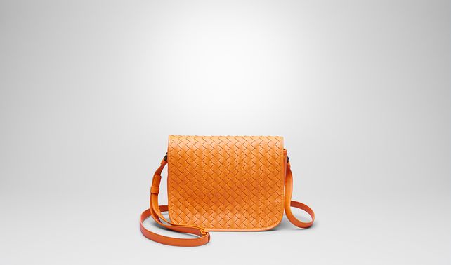 BOTTEGA VENETA - SAC MESSENGER SUN EN NAPPA INTRECCIATO