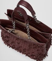 Bottega Veneta® Aubergine Intreccio Tobu Bag Bottega Veneta® Aubergine Intreccio Tobu Bag