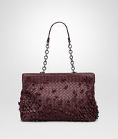 Bottega Veneta® Aubergine Intreccio Tobu Bag Bottega Veneta® Aubergine Intreccio Tobu Bag
