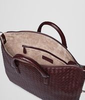 Bottega Veneta® Aubergine Intrecciato Nappa Convertible Bag Bottega Veneta® Aubergine Intrecciato Nappa Convertible Bag