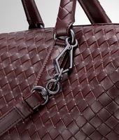 Bottega Veneta® Aubergine Intrecciato Nappa Convertible Bag Bottega Veneta® Aubergine Intrecciato Nappa Convertible Bag