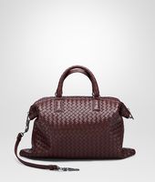 Bottega Veneta® Aubergine Intrecciato Nappa Convertible Bag Bottega Veneta® Aubergine Intrecciato Nappa Convertible Bag