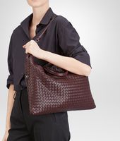 Bottega Veneta® Aubergine Intrecciato Nappa Convertible Bag Bottega Veneta® Aubergine Intrecciato Nappa Convertible Bag