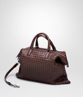 Bottega Veneta® Aubergine Intrecciato Nappa Convertible Bag Bottega Veneta® Aubergine Intrecciato Nappa Convertible Bag
