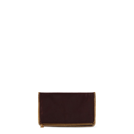 Stella McCartney, Falabella Clutch mit Überschlag aus Shaggy Deer