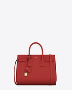 Classic Small Sac De Jour Bag In Red Leather