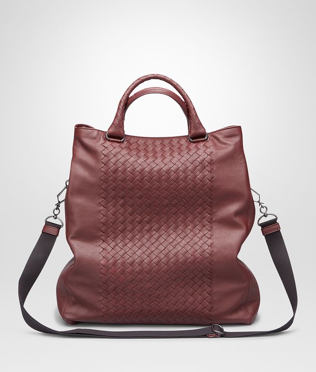 BOTTEGA VENETA SAC FOURRE-TOUT AUBERGINE EN NAPPA LAVÉ INTRECCIATO Sac fourre-tout U fp