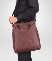 Bottega Veneta® Aubergine Intrecciato Washed Nappa Tote Bag Bottega Veneta® Aubergine Intrecciato Washed Nappa Tote Bag