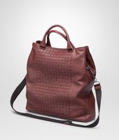 Bottega Veneta® Aubergine Intrecciato Washed Nappa Tote Bag Bottega Veneta® Aubergine Intrecciato Washed Nappa Tote Bag
