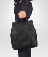 Bottega Veneta® Nero Intrecciato Washed Nappa Tote Bag Bottega Veneta® Nero Intrecciato Washed Nappa Tote Bag