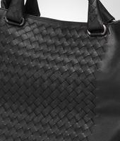 Bottega Veneta® Nero Intrecciato Washed Nappa Tote Bag Bottega Veneta® Nero Intrecciato Washed Nappa Tote Bag