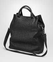 Bottega Veneta® Nero Intrecciato Washed Nappa Tote Bag Bottega Veneta® Nero Intrecciato Washed Nappa Tote Bag