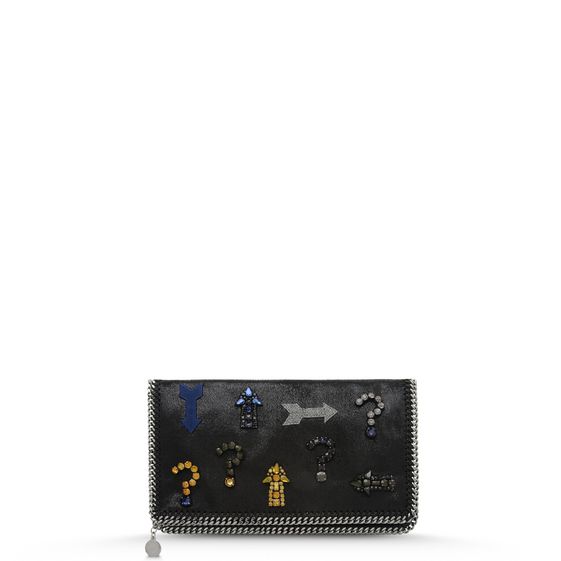 Stella McCartney, Clutch Falabella mit Stickereien