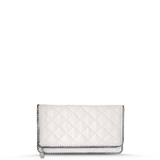 Stella McCartney, Falabella Quilted Shaggy Deer Fold Over Clutch