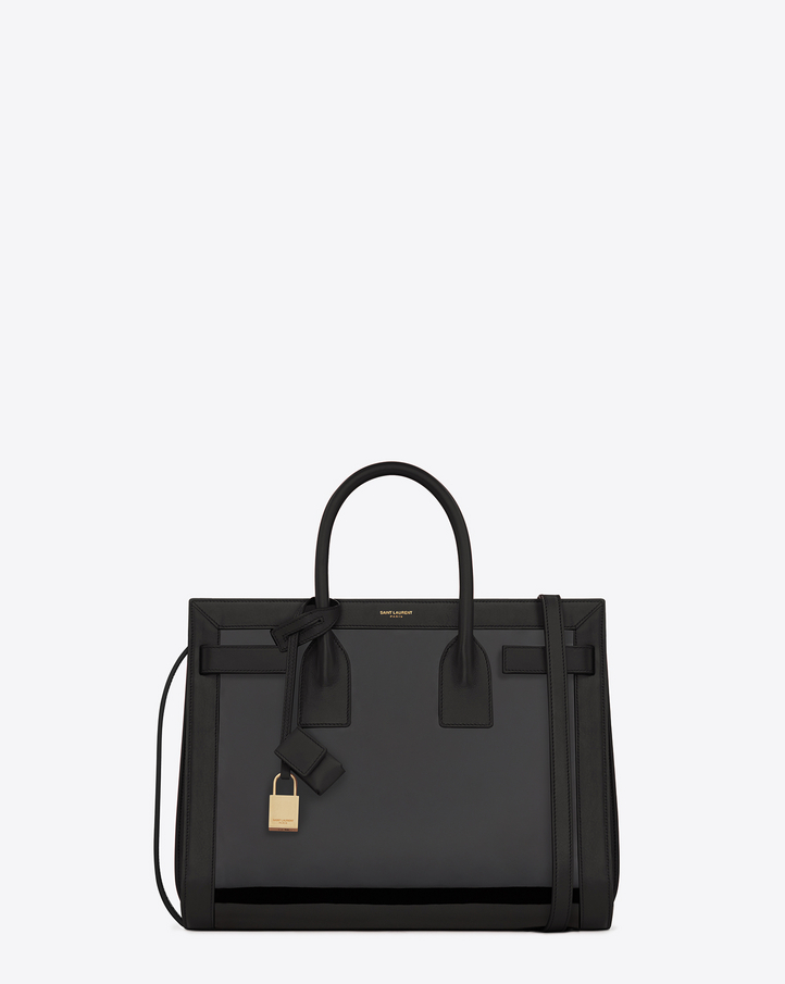 Saint Laurent Classic Small Sac De Jour Bag In Black Patent ...  