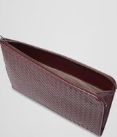 Bottega Veneta® Aubergine Intrecciato Vn Document Case Bottega Veneta® Aubergine Intrecciato Vn Document Case