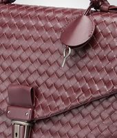Bottega Veneta® Aubergine Intrecciato Vn Briefcase Bottega Veneta® Aubergine Intrecciato Vn Briefcase