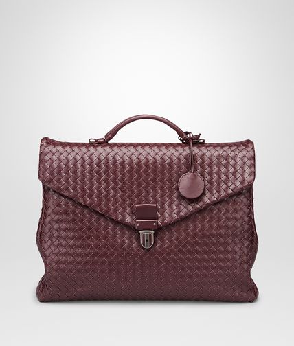 BOTTEGA VENETA - AKTENTASCHE AUS VN-LEDER INTRECCIATO AUBERGINE