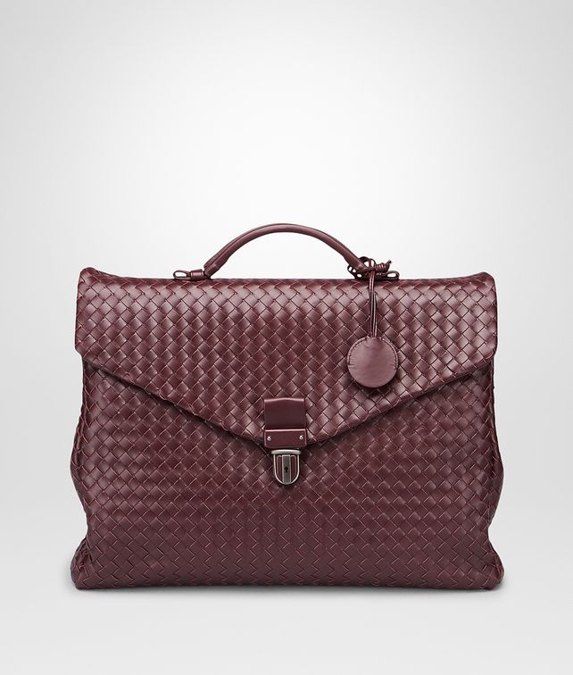BOTTEGA VENETA Aubergine Intrecciato Vn Briefcase Business bag U fp