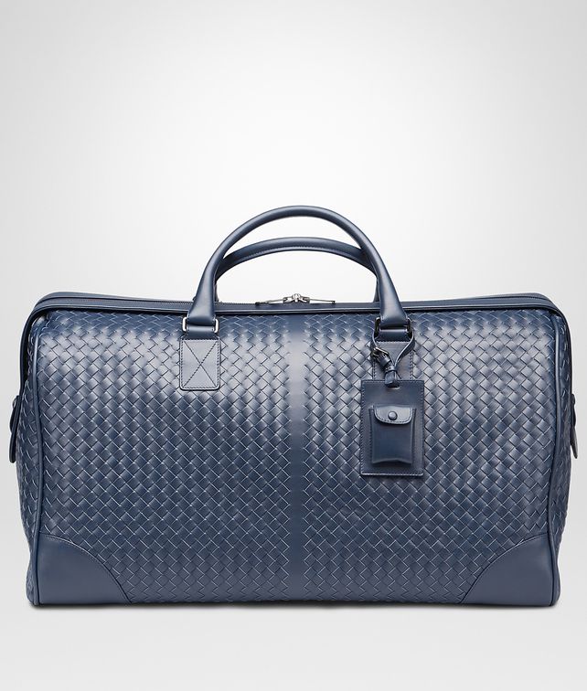 BOTTEGA VENETA BORSA DA VIAGGIO GRANDE IN INTRECCIATO VN LIGHT TOURMALINE Valigeria E fp