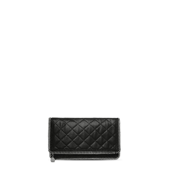 Stella McCartney, Falabella Quilted Fold Over Clutch