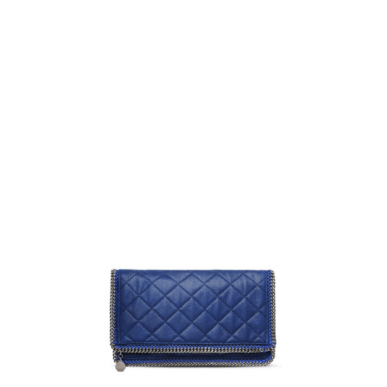 Stella McCartney, Falabella Quilted Shaggy Deer Fold Over Clutch