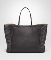 Bottega Veneta® SHOPPER AUS NAPPALEDER UND AYERS NERO Bottega Veneta® SHOPPER AUS NAPPALEDER UND AYERS NERO
