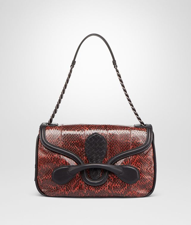 BOTTEGA VENETA BURNT RED ELAPHE RIALTO BAG Shoulder or hobo bag D fp