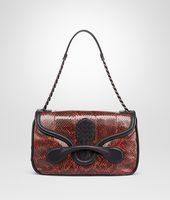 Bottega Veneta® BURNT RED ELAPHE RIALTO BAG Bottega Veneta® BURNT RED ELAPHE RIALTO BAG