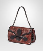Bottega Veneta® BURNT RED ELAPHE RIALTO BAG Bottega Veneta® BURNT RED ELAPHE RIALTO BAG