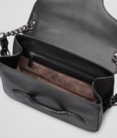 Bottega Veneta® NERO MICRO INTRECCIO NEW CALF RIALTO BAG Bottega Veneta® NERO MICRO INTRECCIO NEW CALF RIALTO BAG