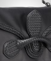 Bottega Veneta® NERO MICRO INTRECCIO NEW CALF RIALTO BAG Bottega Veneta® NERO MICRO INTRECCIO NEW CALF RIALTO BAG