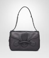 Bottega Veneta® NERO MICRO INTRECCIO NEW CALF RIALTO BAG Bottega Veneta® NERO MICRO INTRECCIO NEW CALF RIALTO BAG