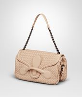 Bottega Veneta® MINK INTRECCIATO NAPPA RIALTO BAG Bottega Veneta® MINK INTRECCIATO NAPPA RIALTO BAG