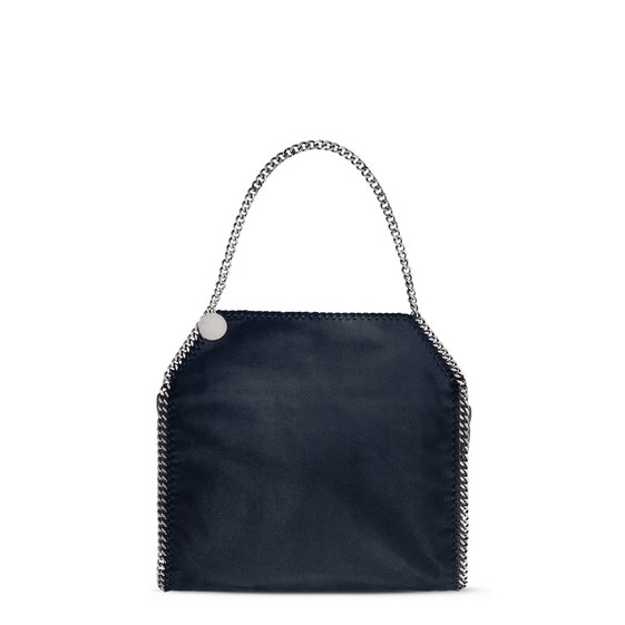 Stella McCartney, Navy Falabella Shaggy Deer Small Tote