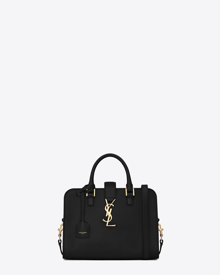 Saint Laurent Baby CABAS MONOGRAM SAINT LAURENT BAG IN Black ...