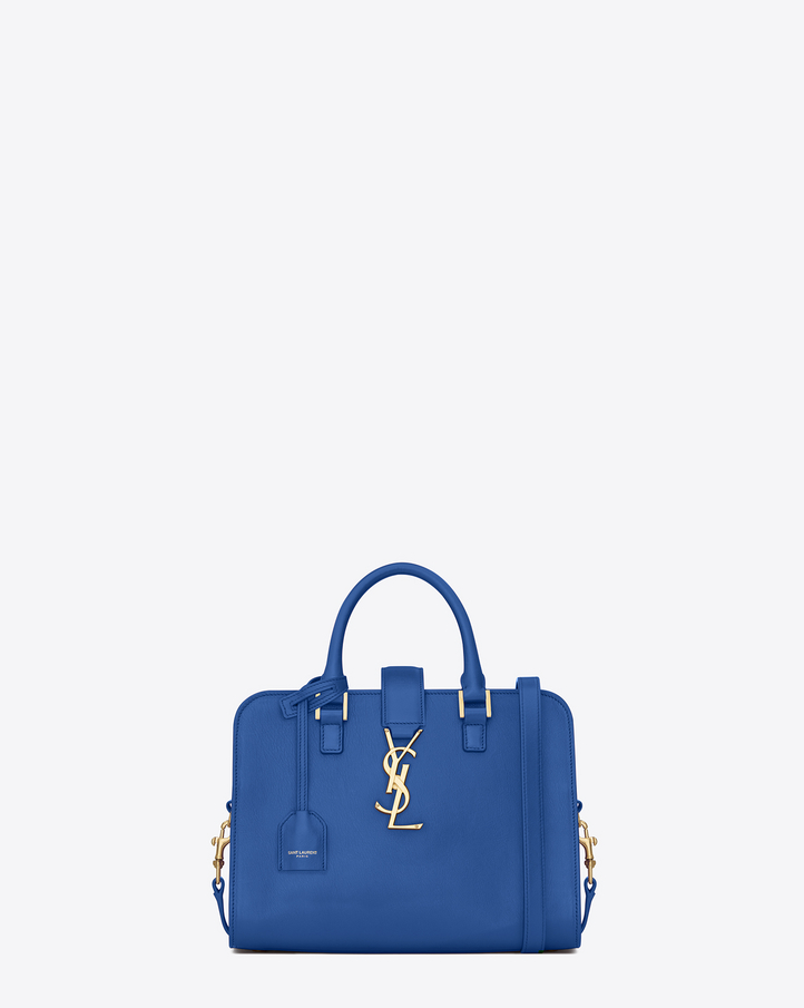 blue ysl purse