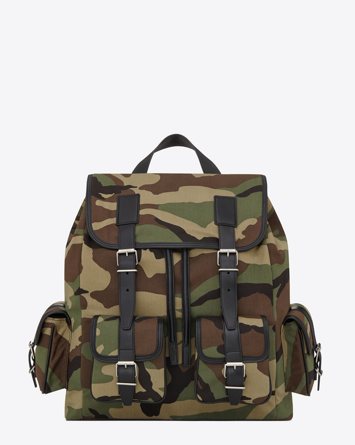 ysl cotton backpack  