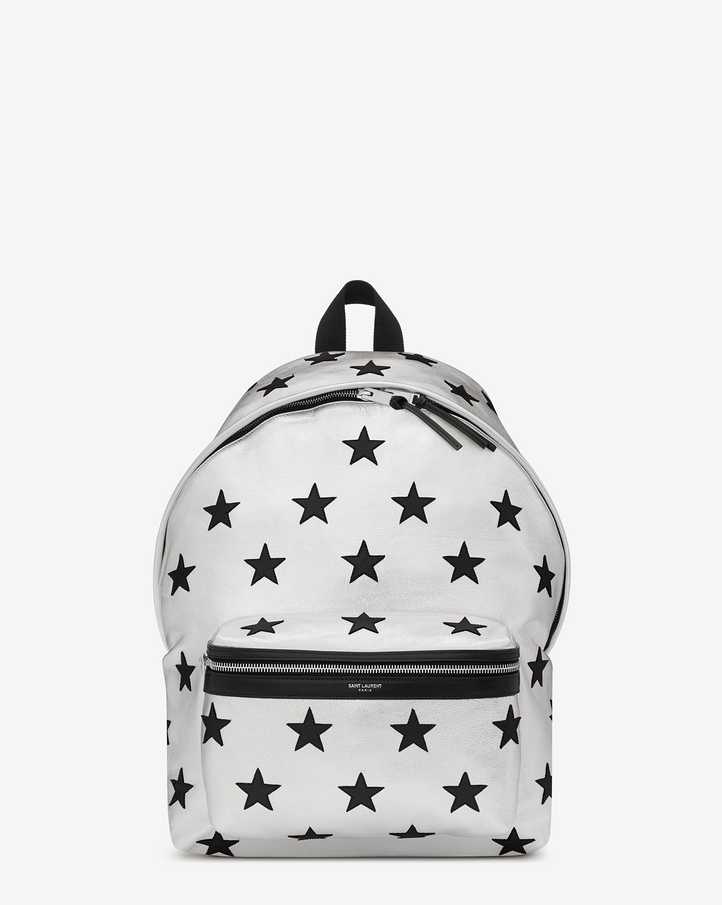 Saint Laurent CLASSIC HUNTING CALIFORNIA BACKPACK IN Metallic ...  