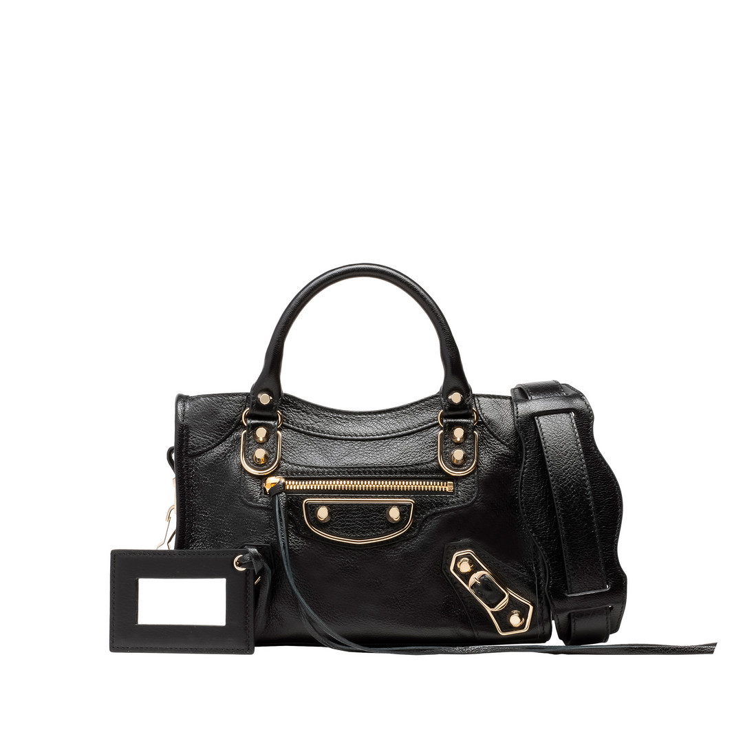 balenciaga mini city edge black
