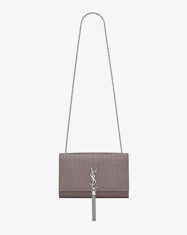 Saint Laurent Classic Medium MONOGRAM SAINT LAURENT Tassel Satchel ...