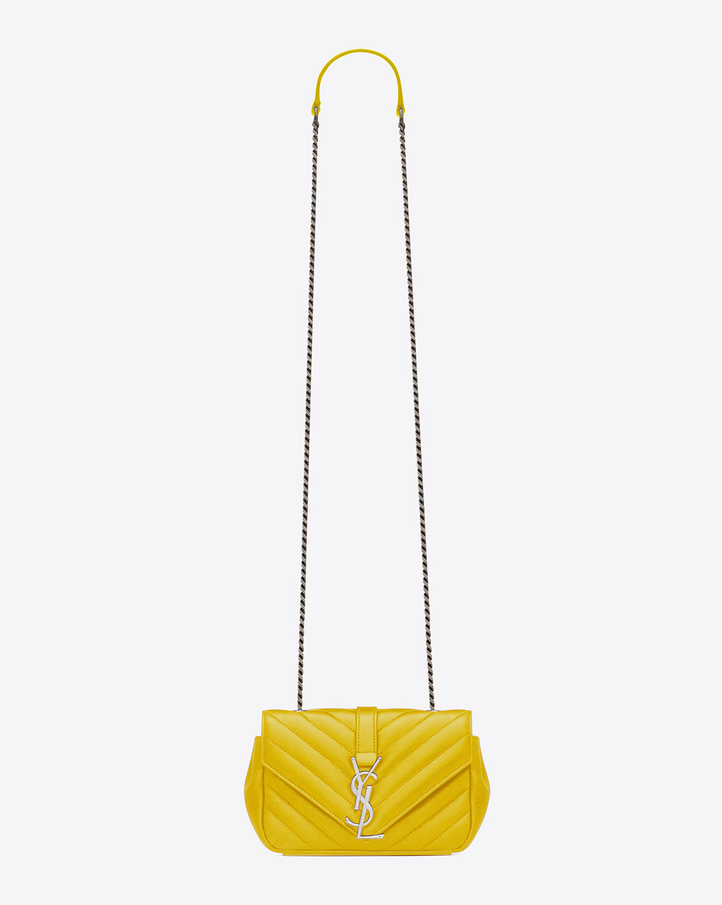 Saint Laurent CLASSIC Baby MONOGRAM SAINT LAURENT Chain Bag In ...  